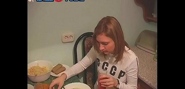  My Horny d. Step Sister in the Kitchen Real HomemadeTABOO
